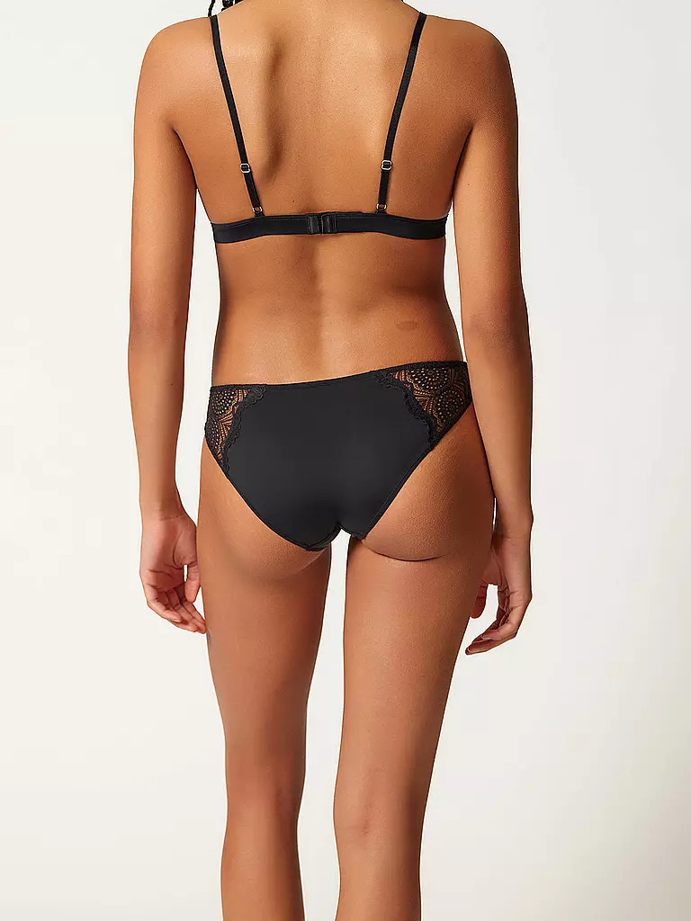 SKINY | Rio Slip black | hellblau