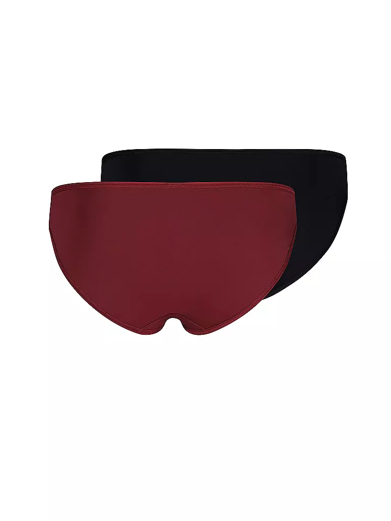 SKINY | Rio-Slip 2-er Pkg. MICRO LOVERS  garnetblack selection | dunkelrot