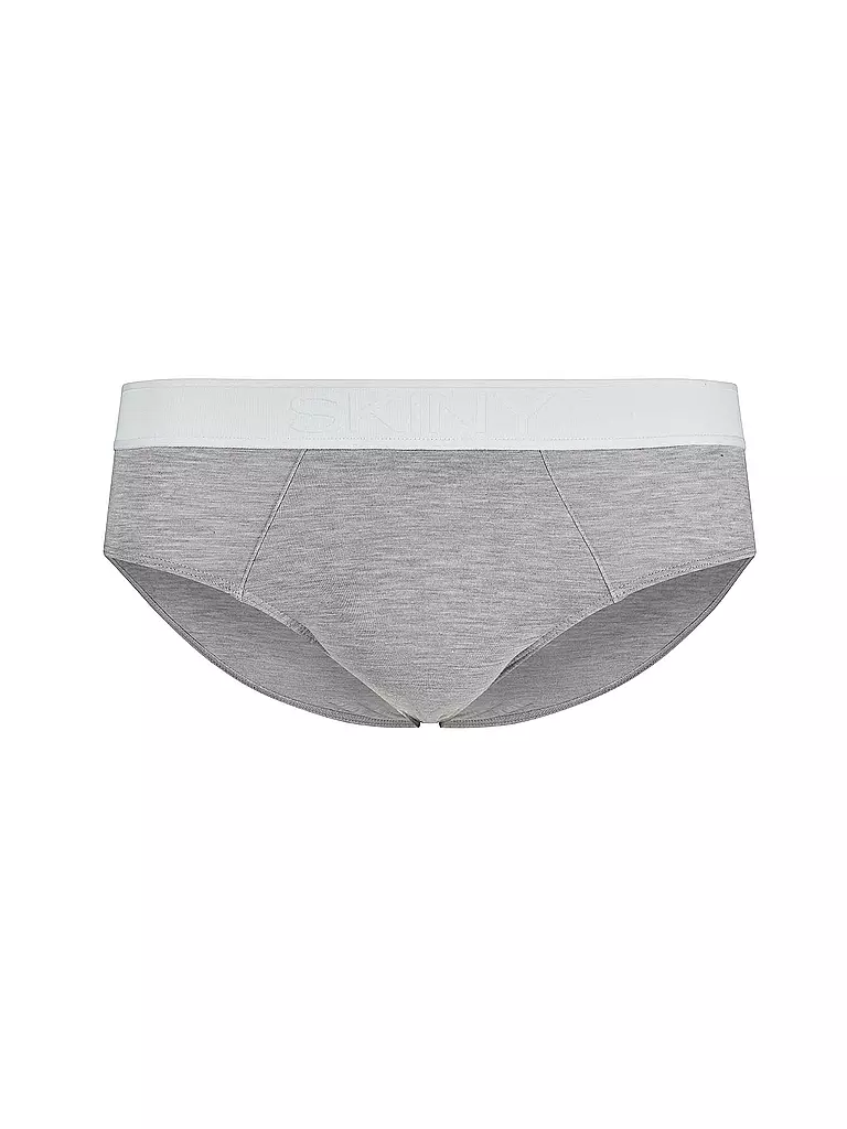 SKINY | Slip " Bamboo Deluxe " stone grey mela | grau