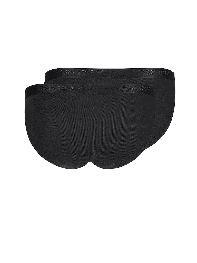 SKINY | Slip - Tanga 2-er Pkg. black | weiss