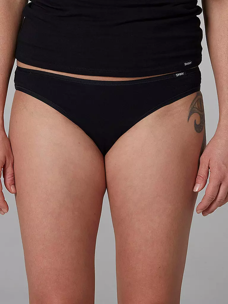 SKINY | Slip 2er Pkg ADVANTAGE COTTON black | schwarz