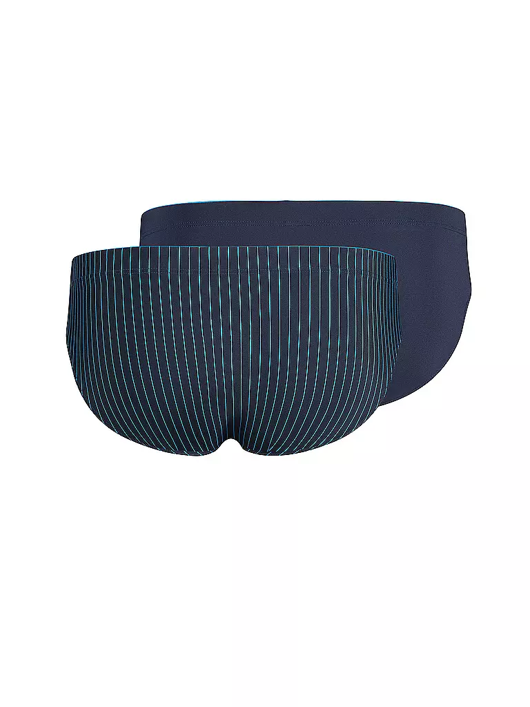 SKINY | Slip 2er Pkg. blue jewel stripes | grün