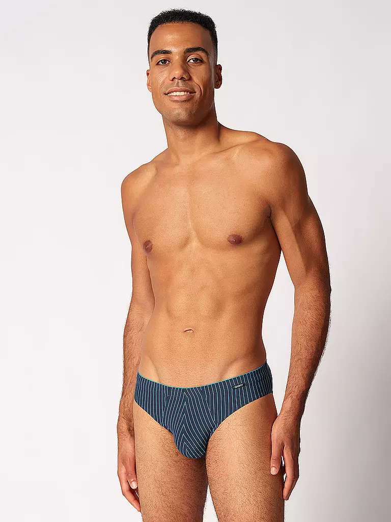 SKINY | Slip 2er Pkg. blue jewel stripes | grün