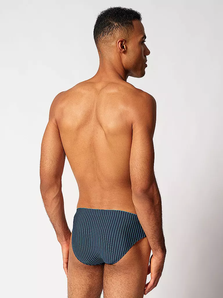 SKINY | Slip 2er Pkg. blue jewel stripes | grün