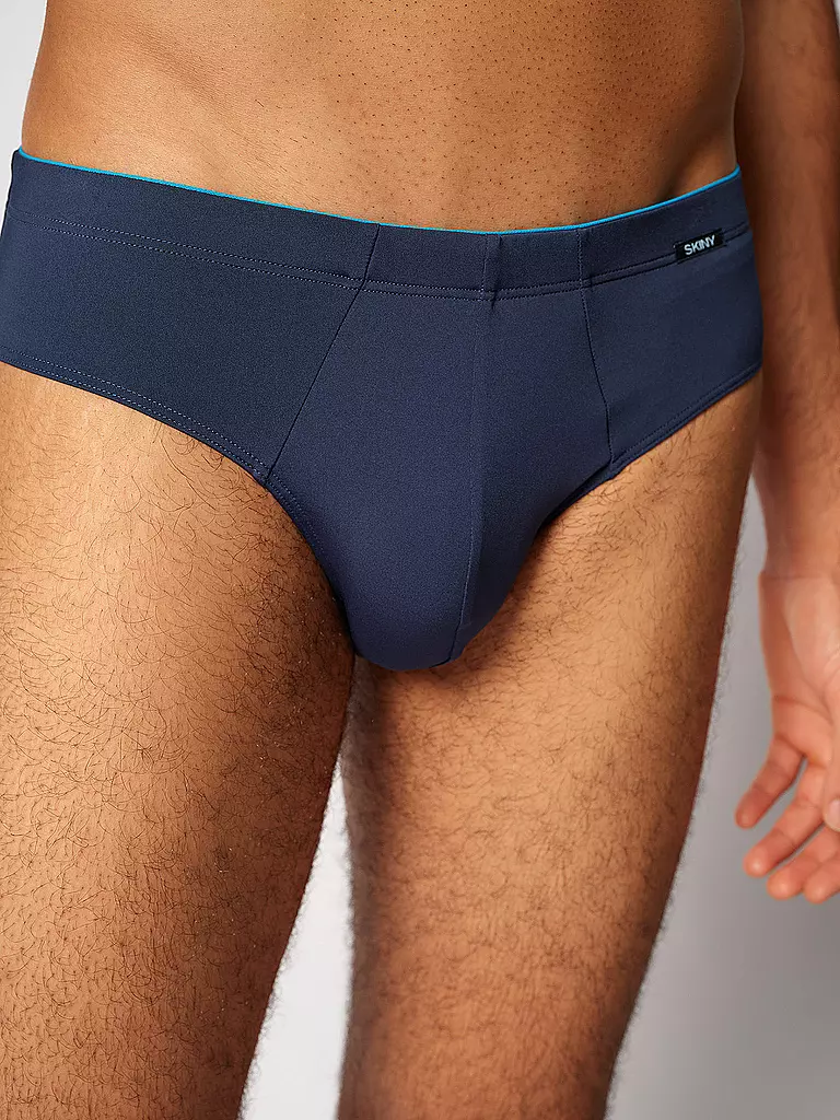 SKINY | Slip 2er Pkg. blue jewel stripes | grün