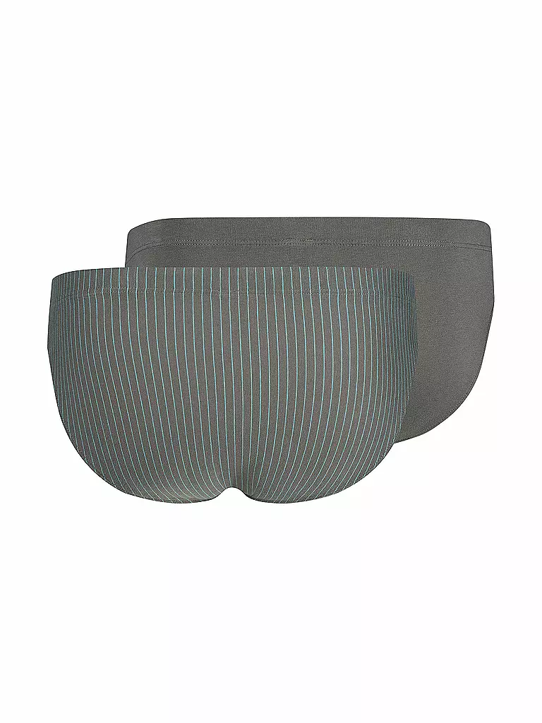 SKINY | Slip 2er Pkg. gunmetal stripes selection | rot