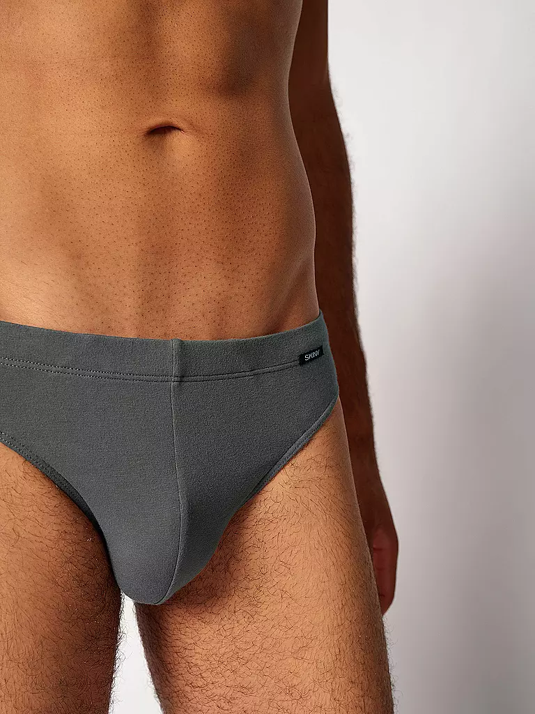 SKINY | Slip 2er Pkg. gunmetal stripes selection | rot