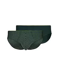 SKINY | Slip 2er Pkg. navyred stripes selection | grau