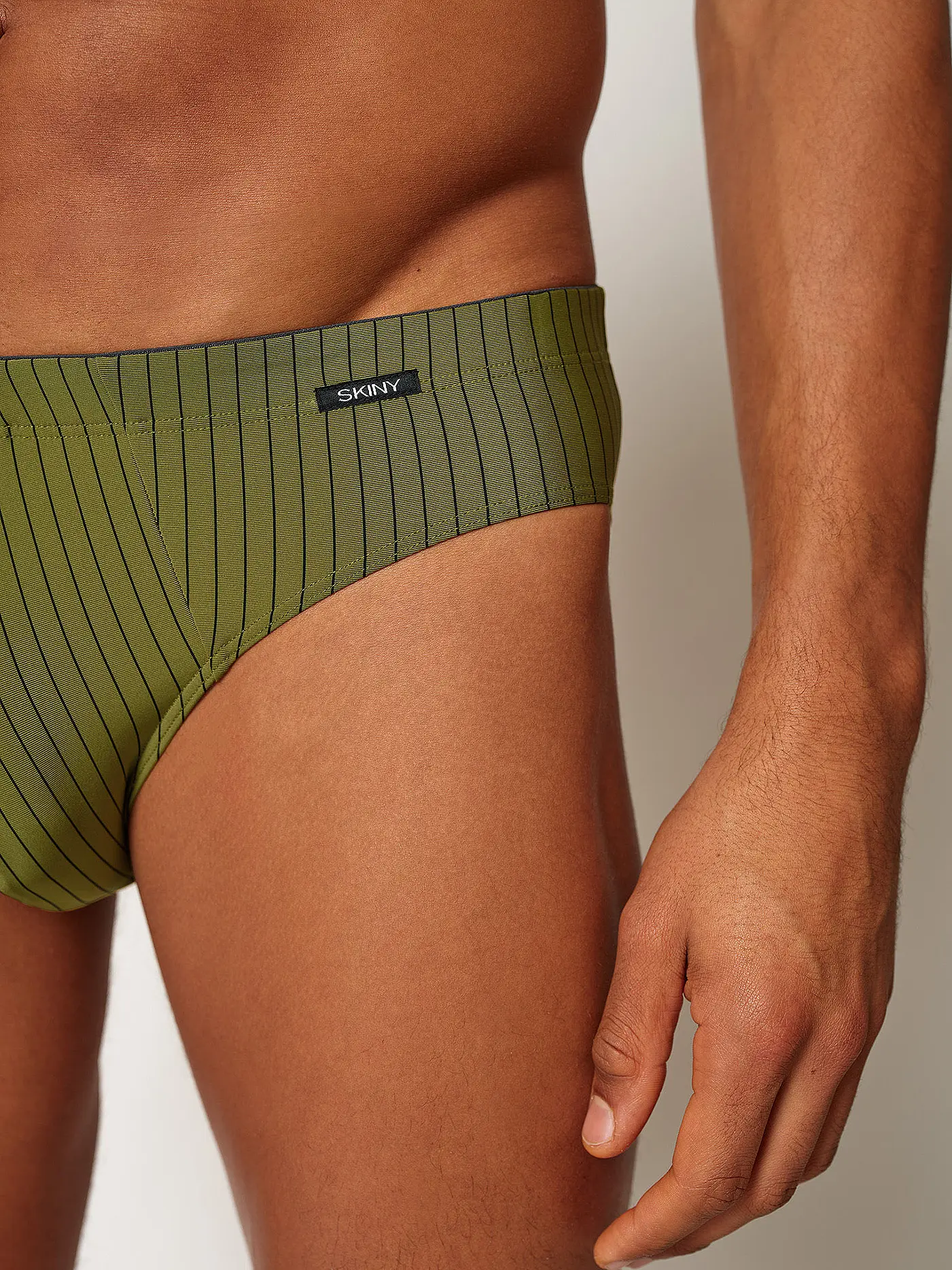 SKINY | Slip 2er Pkg. moss anthra  | grün