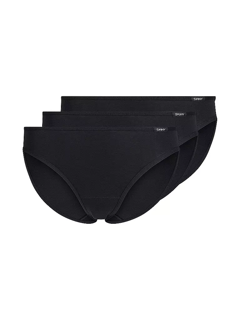 SKINY | Slip 3-er Pkg. ESSENTIALS schwarz | schwarz