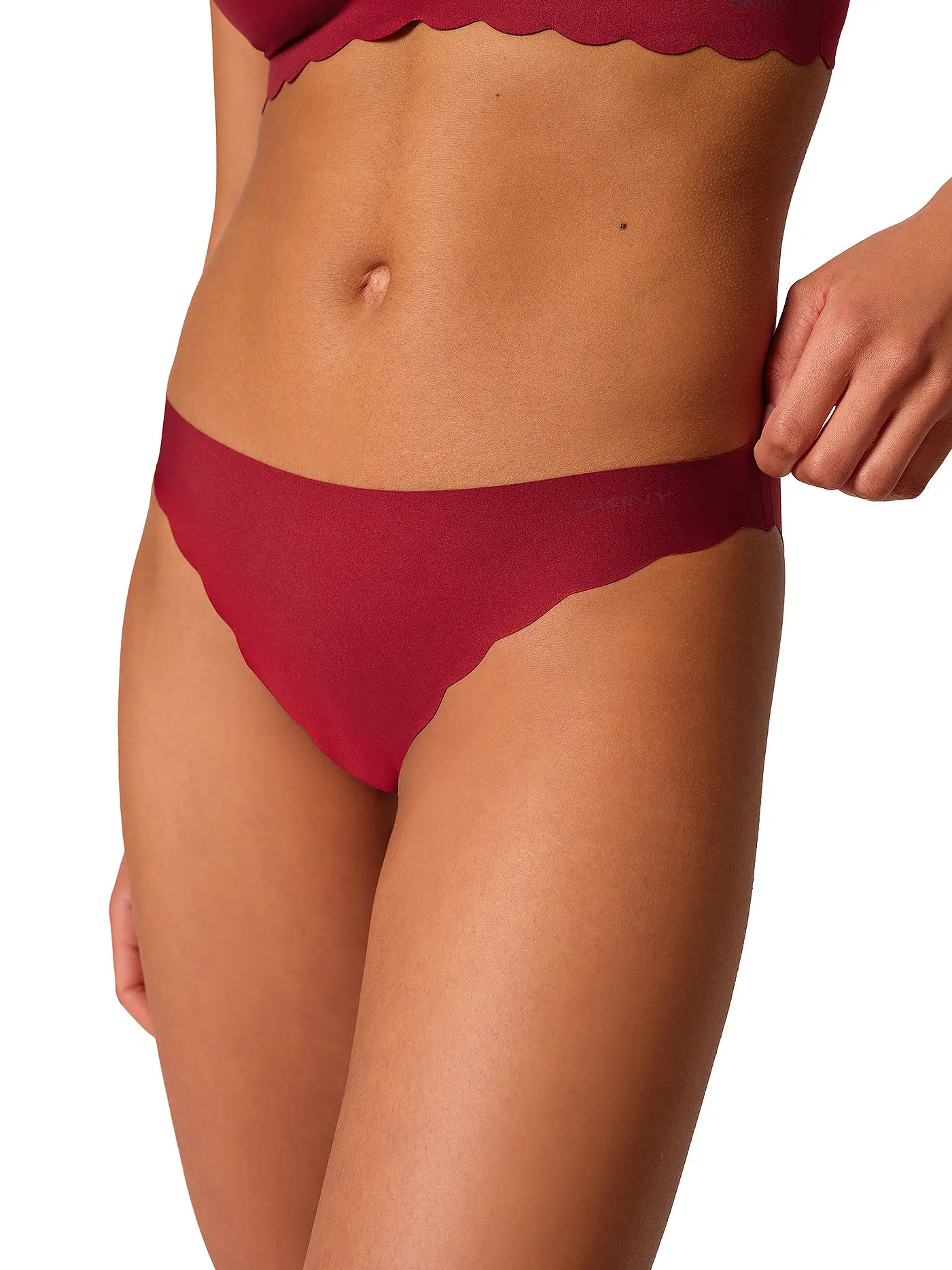 SKINY | Rio-Slip "Micro Lovers" (Weiss) | rot