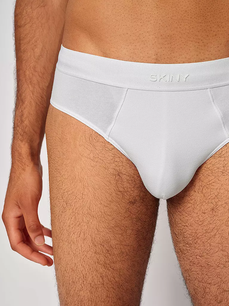 SKINY | Slip white | blau