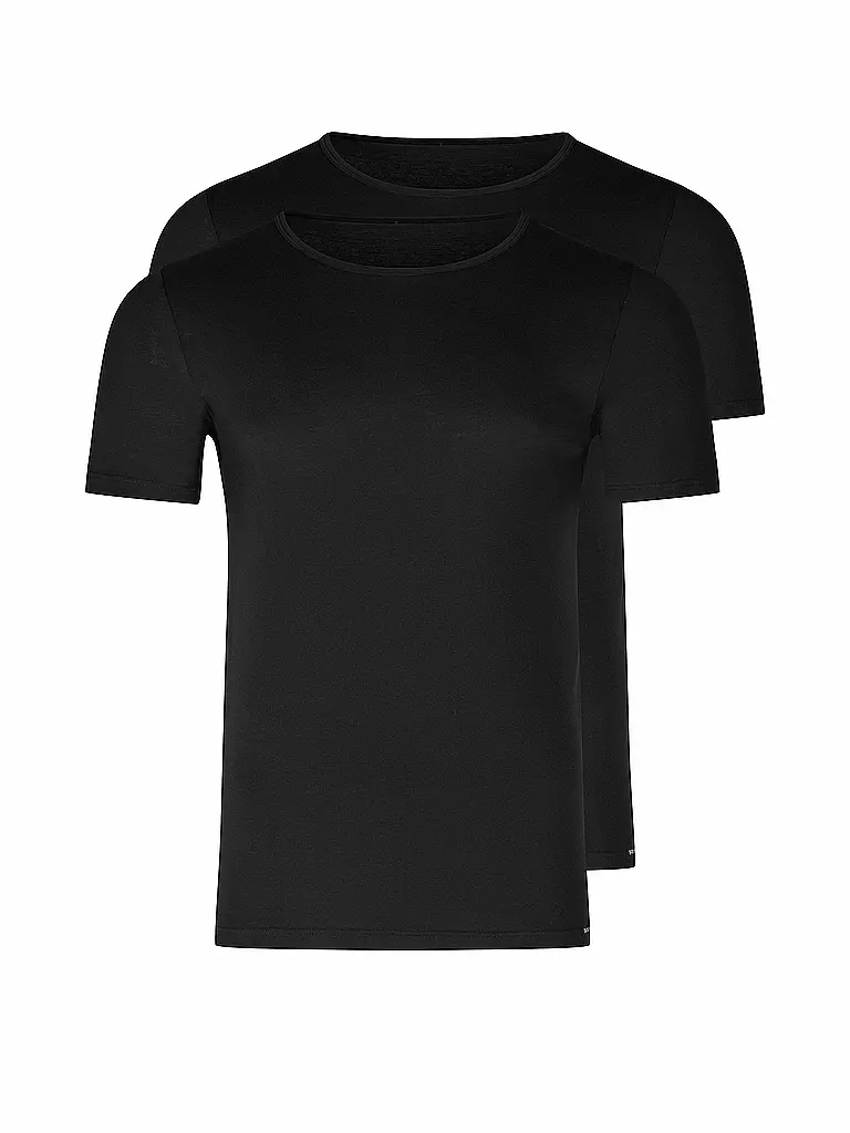 SKINY | T-Shirt 2-er Pkg. Black | schwarz