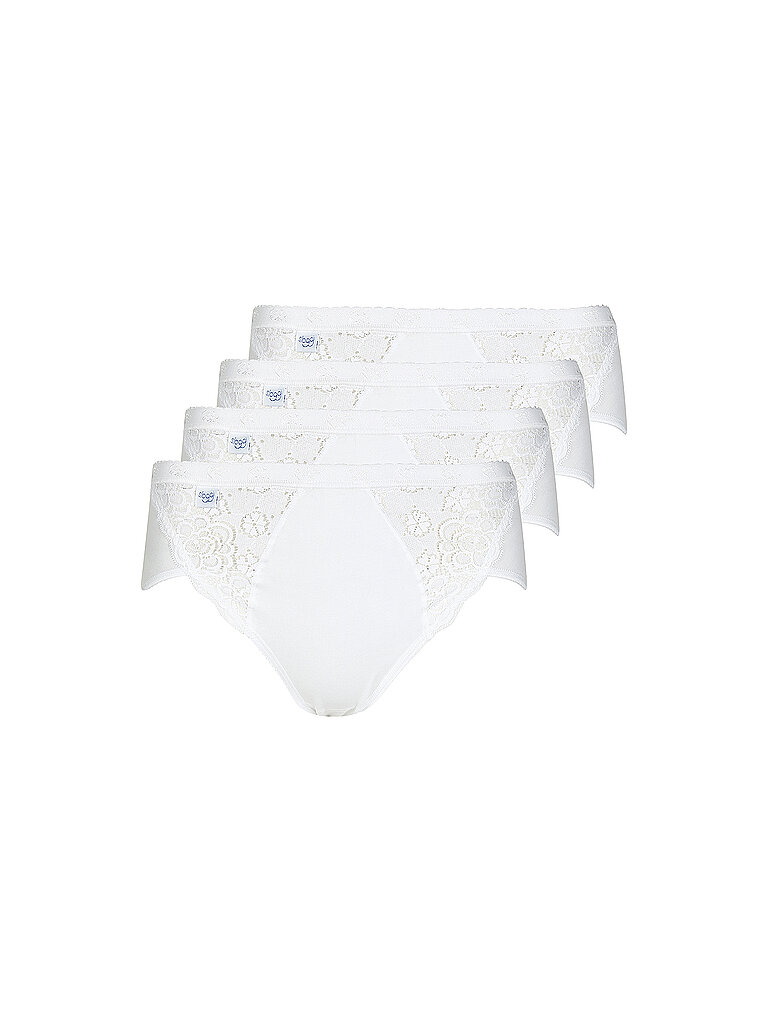 Sloggi Slip Midi Chic 4-Er (Weiss) Weiss | 38