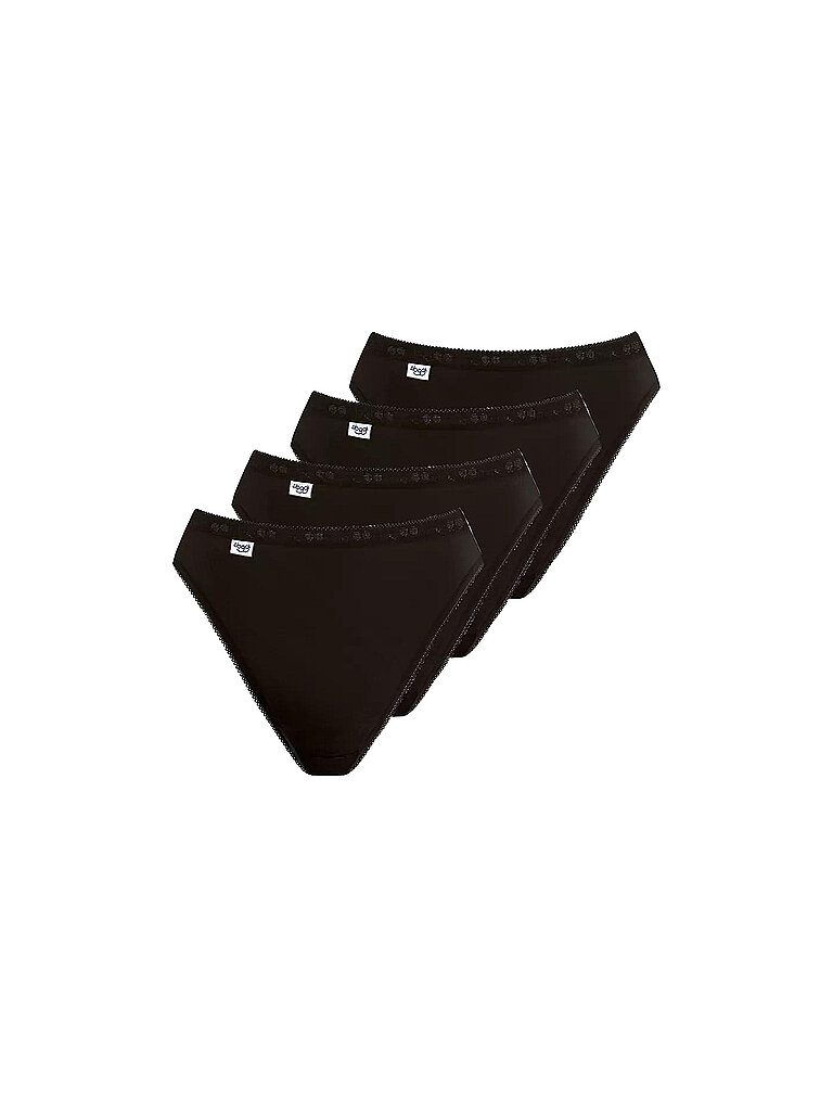 Slip 4er Pkg BASIC 3 plus 1 schwarz schwarz 44 damen