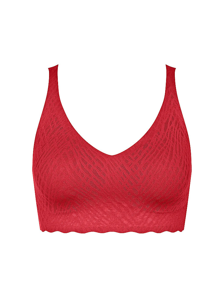Bustier ZERO FEEL BLISS FESTIVE shanghai red rot S damen