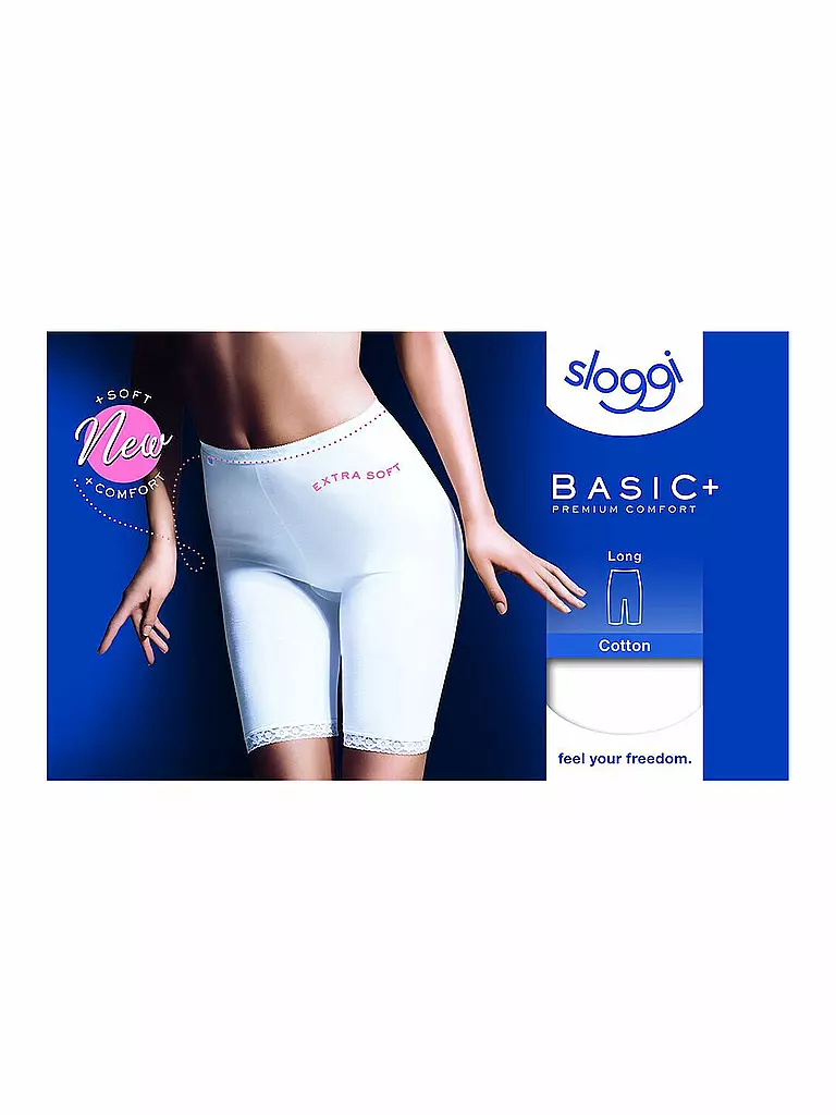 SLOGGI | Unterhose lang Basic Weiss | weiss