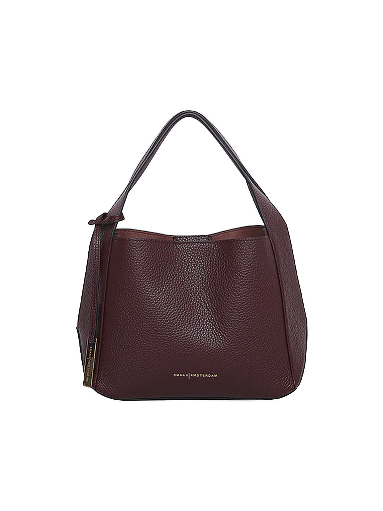 SMAAK AMSTERDAM Ledertasche - Schultertasche SOPHIE dunkelrot