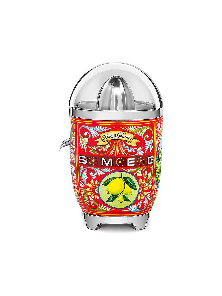 SMEG Zitruspresse Dolce Gabbana CJF01DG (Rot/Dekor) bunt
