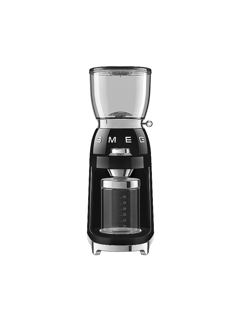 SMEG Kaffeemühle 50s Retro Style Schwarz CGF01BLEU schwarz