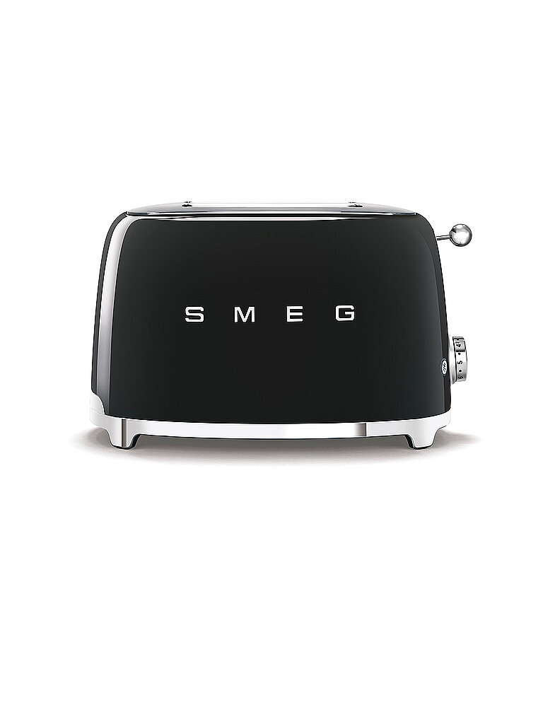 SMEG 2 Schlitz Toaster 50‘s Retro Style Schwarz TSF01BLEU schwarz