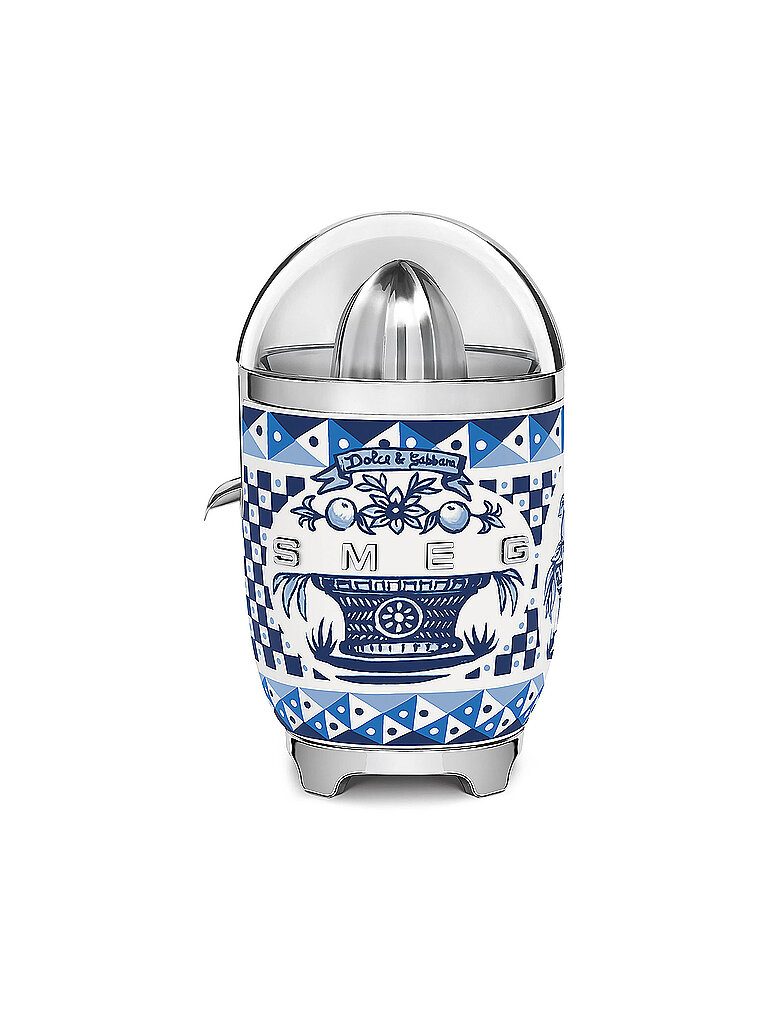 SMEG Zitruspresse 700Watt Dolce & Gabbana CJF01DGBEU Blu Mediterraeo blau