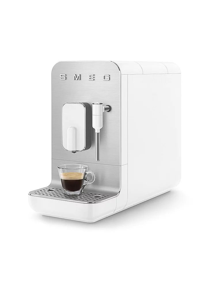 Expresso Broyeur Smeg Buse Vapeur Blanc Bcc12whmeu  -  Machine à café à grain 1450 W - MaxiCoffee Garantie 2 ans 5