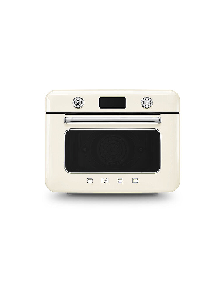 SMEG Kombi-Tisch Dampfbackofen Creme creme