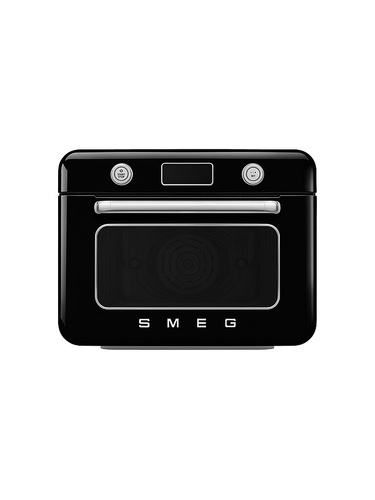 SMEG Kombi-Tisch Dampfbackofen Schwarz schwarz