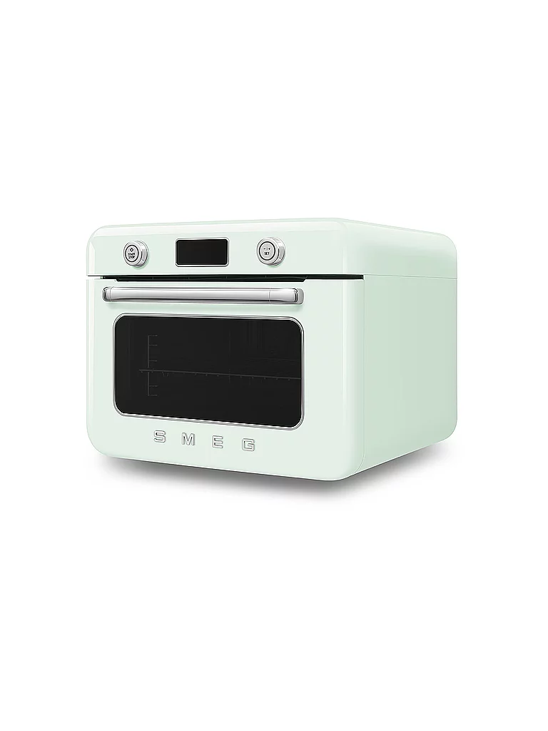 SMEG Multiofen "COF01PGEU", grün (pastellgrün), B:51cm H:40cm T:50cm, Minibacköfen 2