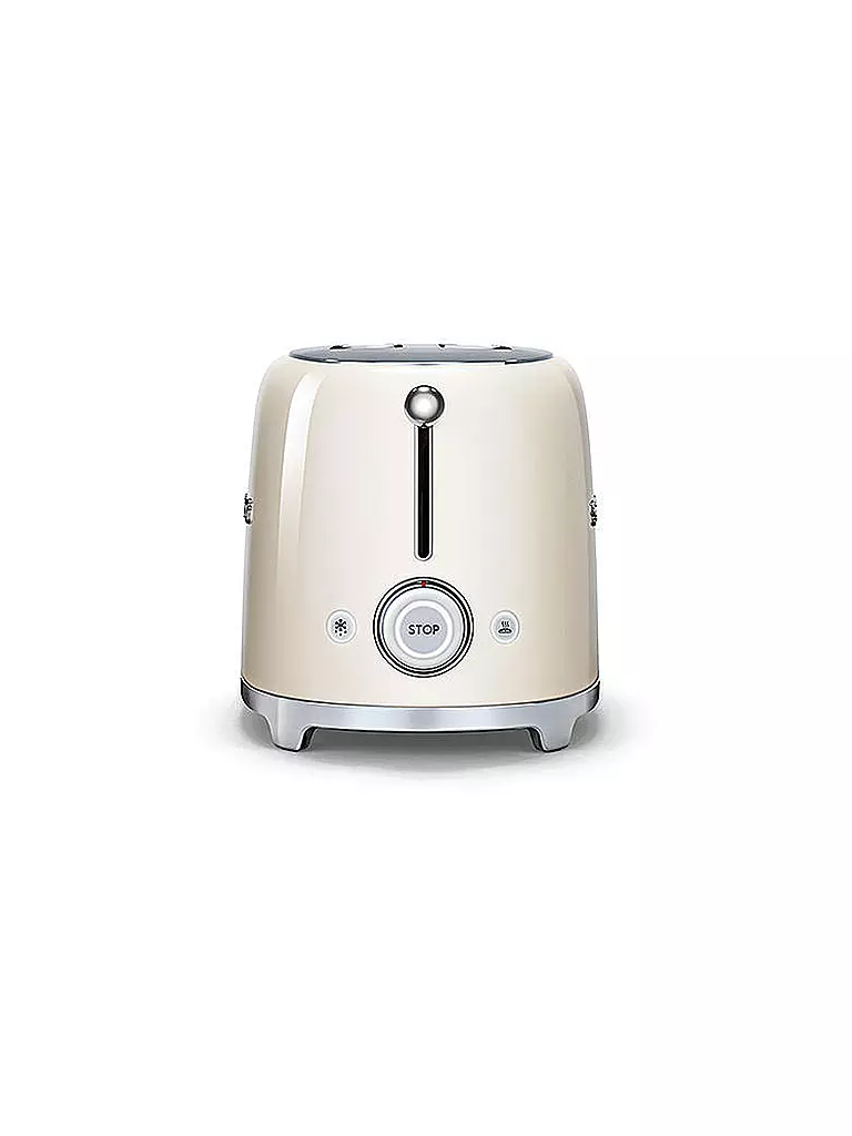 SMEG | 2 Schlitz Toaster 50‘s Retro Style Creme TSF01CREU | schwarz