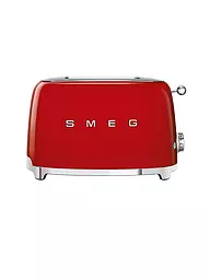 SMEG | 2 Schlitz Toaster 50‘s Retro Style Creme TSF01CREU | rot
