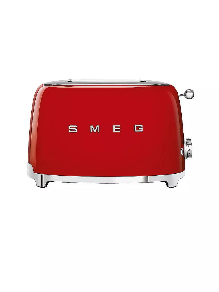 SMEG | 2 Schlitz Toaster 50‘s Retro Style Rot TSF01RDEU | rot