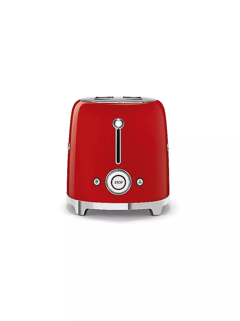 SMEG | 2 Schlitz Toaster 50‘s Retro Style Rot TSF01RDEU | schwarz