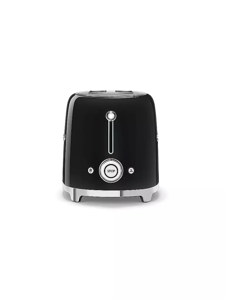 SMEG | 2 Schlitz Toaster 50‘s Retro Style Schwarz TSF01BLEU | hellgrün