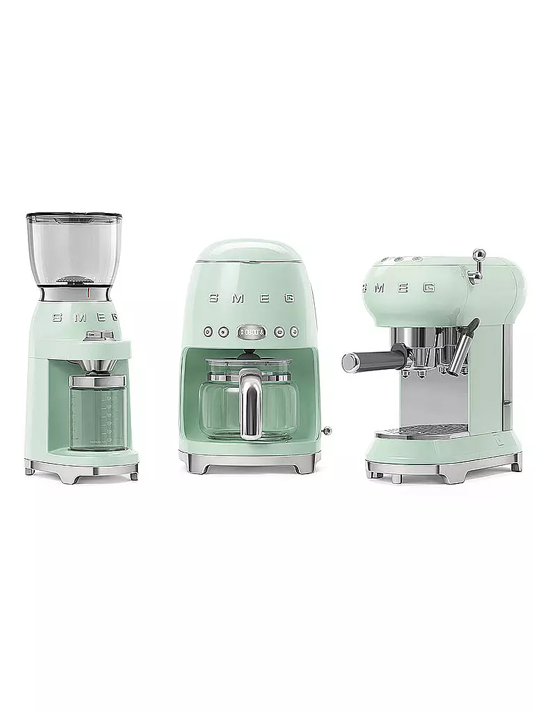 SMEG | Espresso-Kaffeemaschine 50s Retro Style Pastellgrün ECF01PGEU | hellgrün