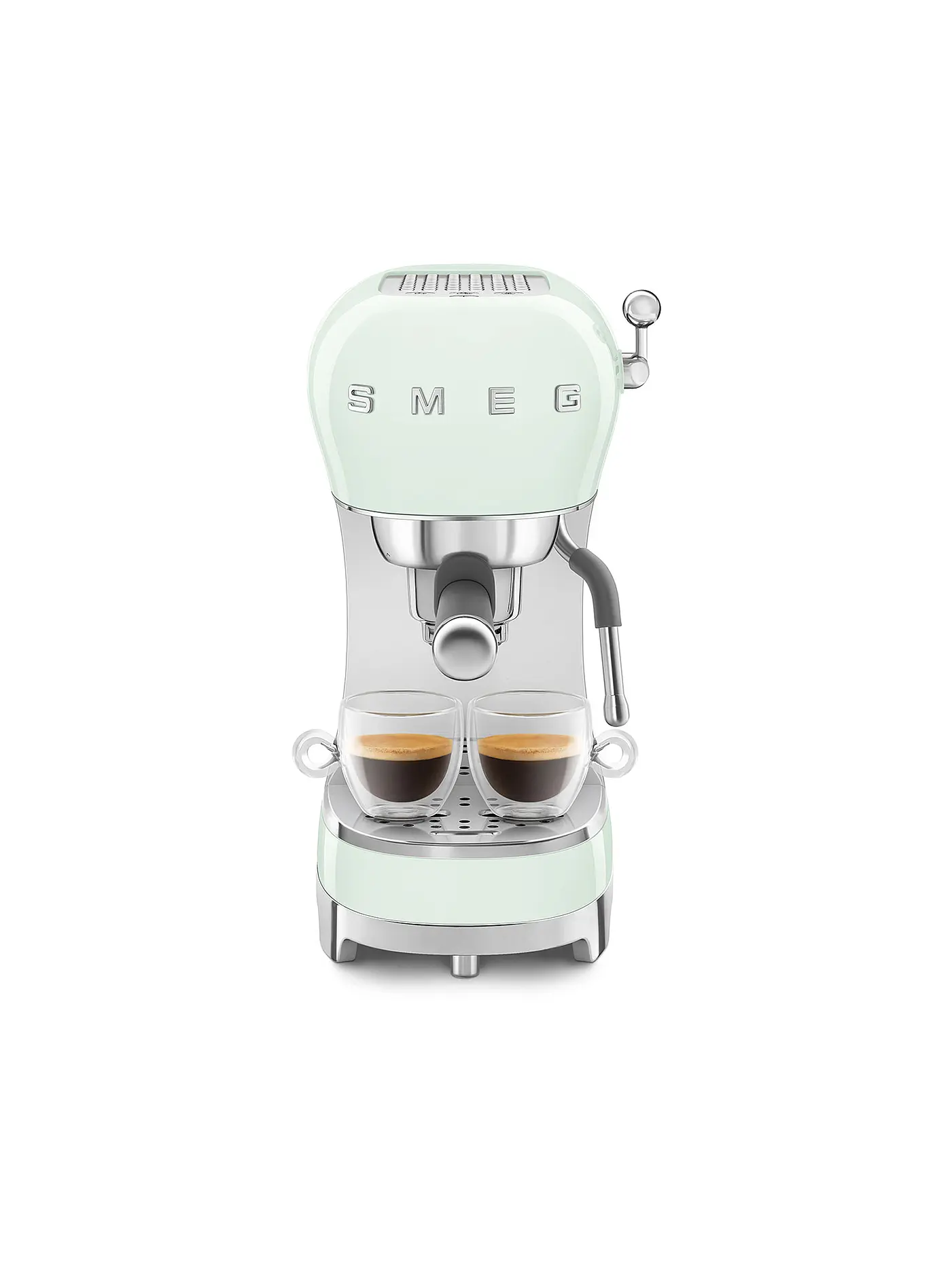 SMEG | Espresso-Kaffeemaschine 50s Retro Style Pastellgruen ECF02PGEU | hellgrün