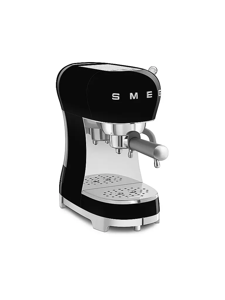 SMEG | Espresso-Kaffeemaschine 50s Retro Style Schwarz ECF02BLEU | schwarz