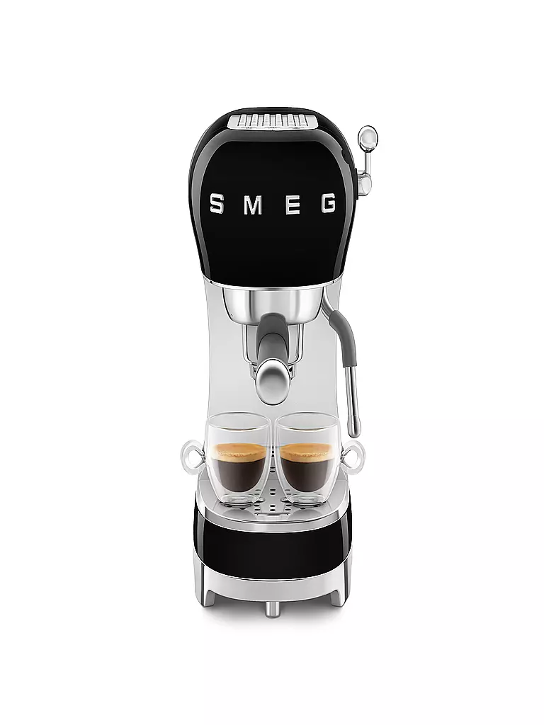 SMEG | Espresso-Kaffeemaschine 50s Retro Style Schwarz ECF02BLEU | schwarz