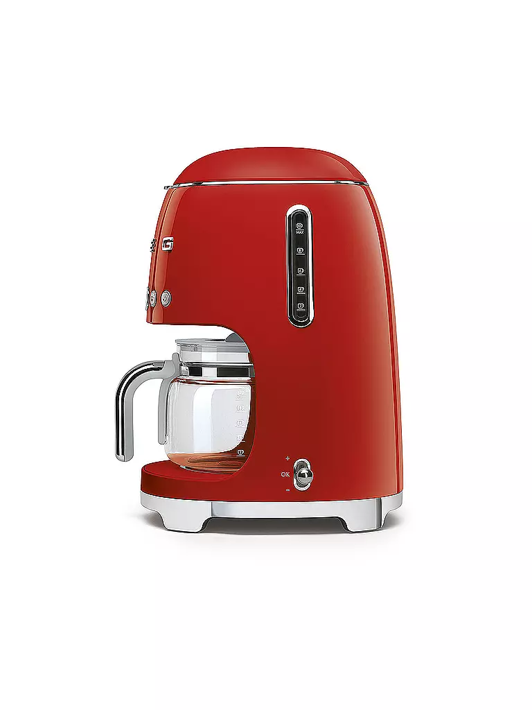 SMEG | Filterkaffeemaschine 50s Retro Style Rot DCF02RDEU | schwarz