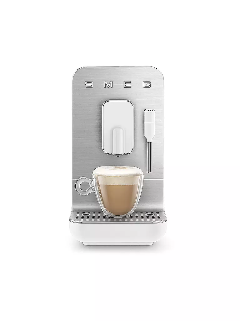 SMEG | Kaffee-Vollautomat Medium 50s Retro Style Weiss BCC02WHMEU | weiss