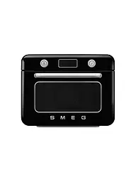SMEG | Kombi-Tisch Dampfbackofen Pastellblau  | schwarz