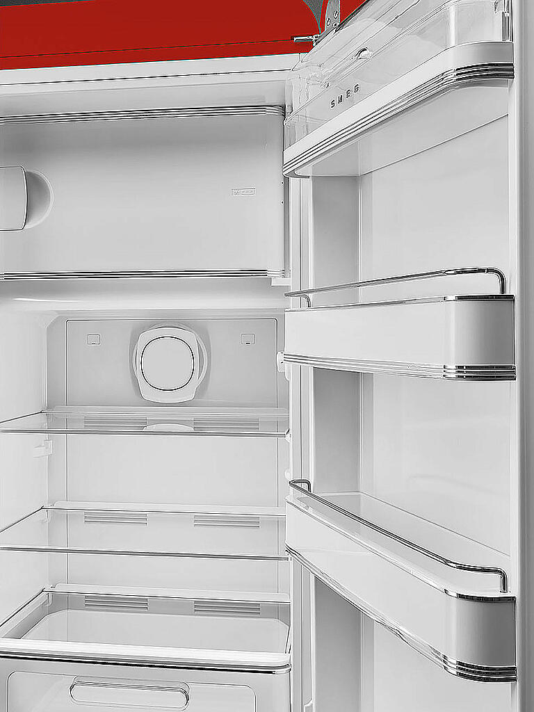 Was Heißt Kühlschrank Auf Englisch SMEG Kühlschrank mit Gefrierfach 50s Retro Style Rot FAB28RRD5 rot
