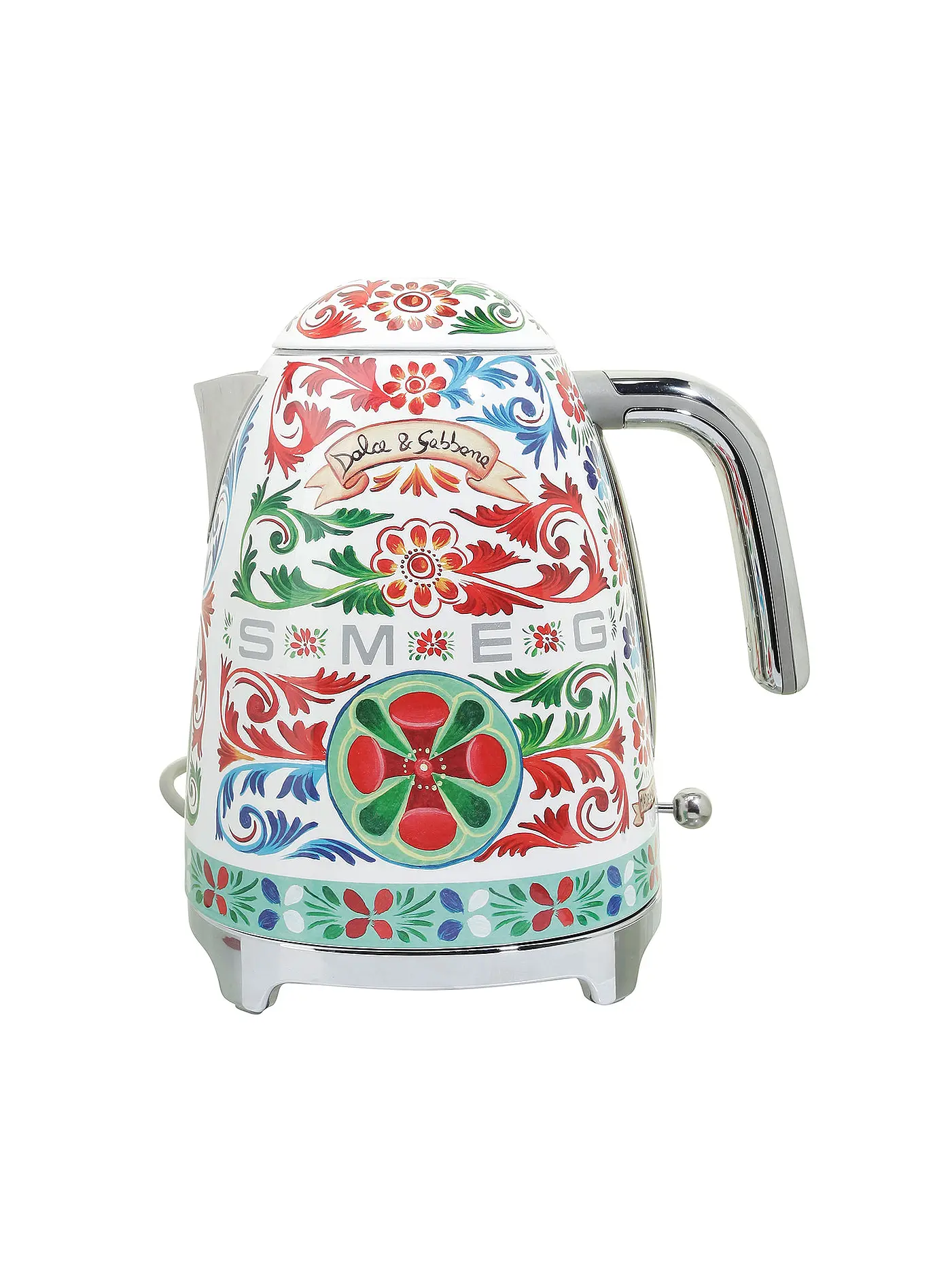 SMEG | Wasserkocher 1,7l "Dolce Gabbana" KLF03DG (Rot/Dekor) | bunt