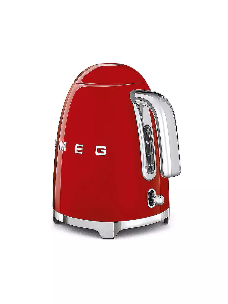 SMEG | Wasserkocher 50s Retro Style 1,7l Rot KLF03RDEU | schwarz