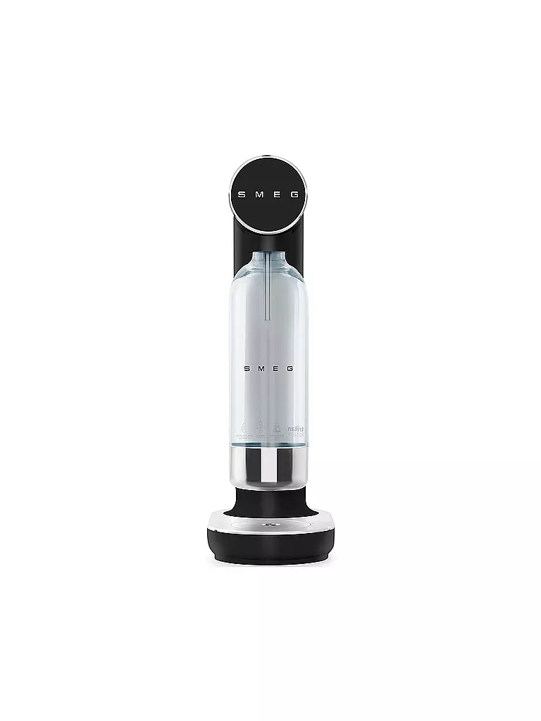 SMEG | Wassersprudler Soda-Stream 1L Schwarz/Matt | schwarz