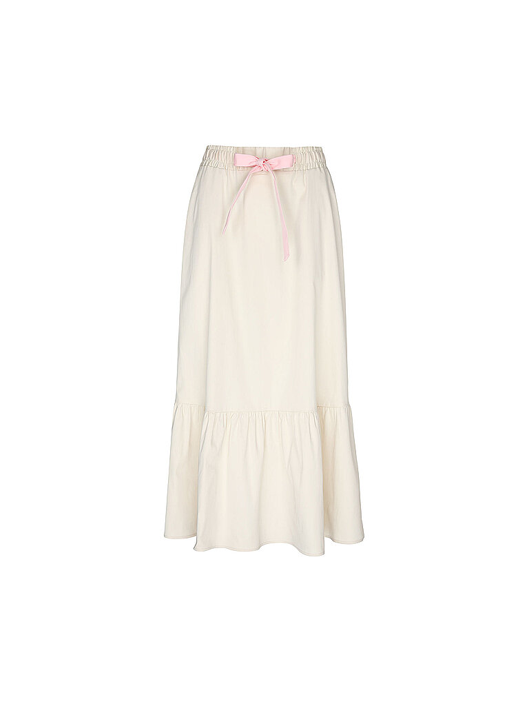 Midirock beige S damen