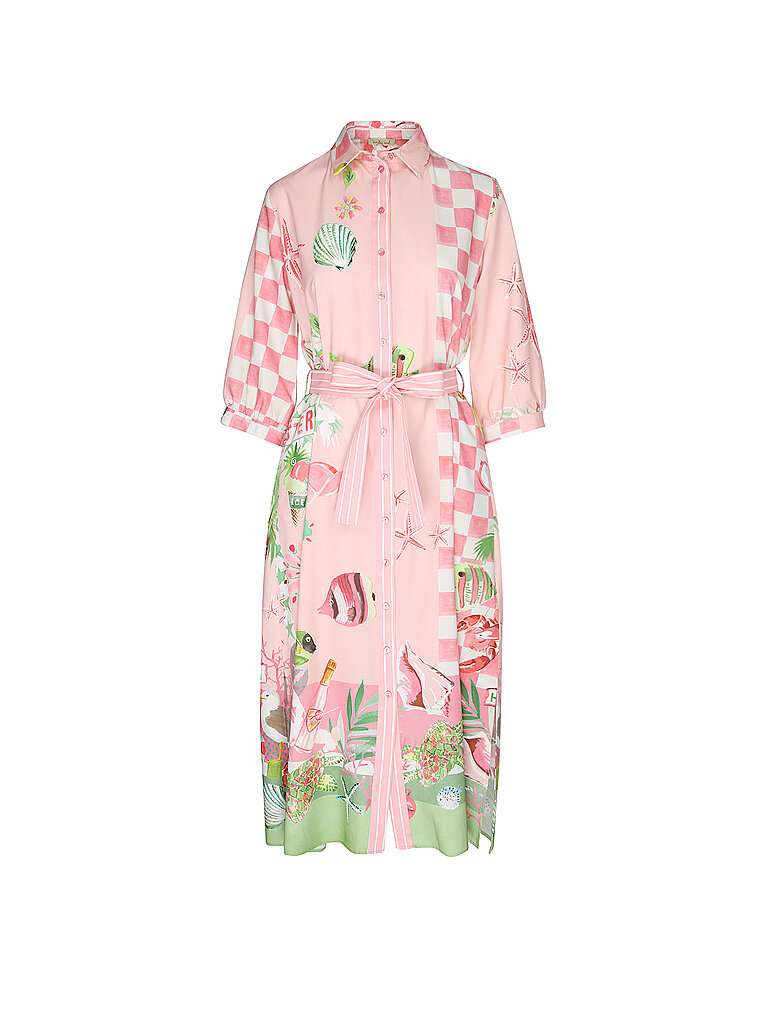 Midikleid rosa M damen