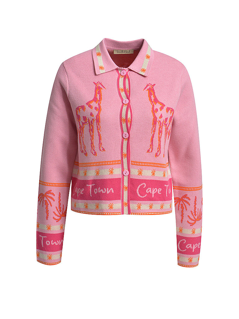 Strickjacke rosa M damen
