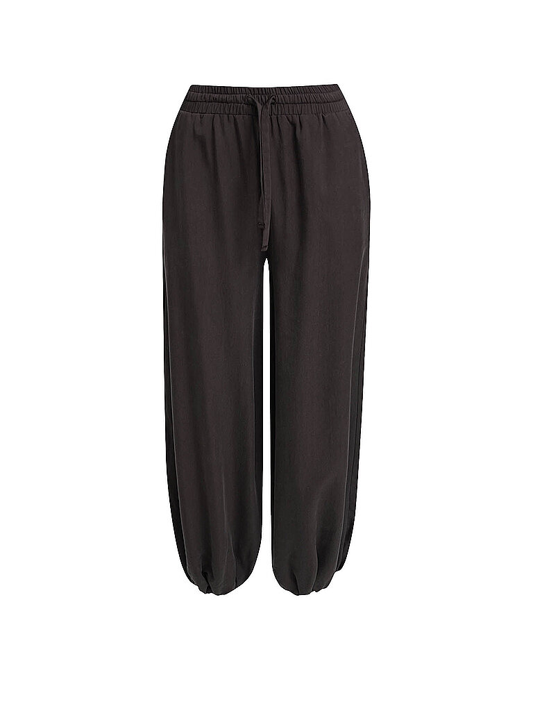 Hose Jogging Fit braun M damen